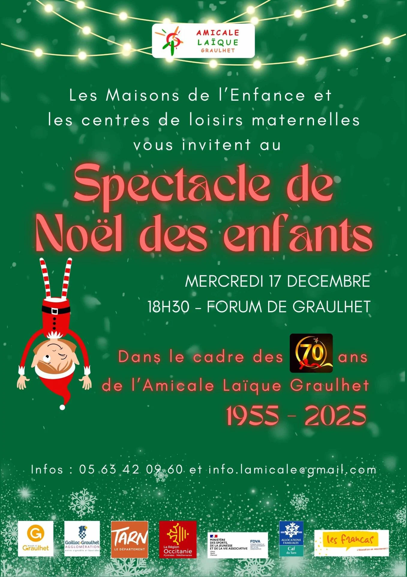 Spectacle de noel des enfants 2025
